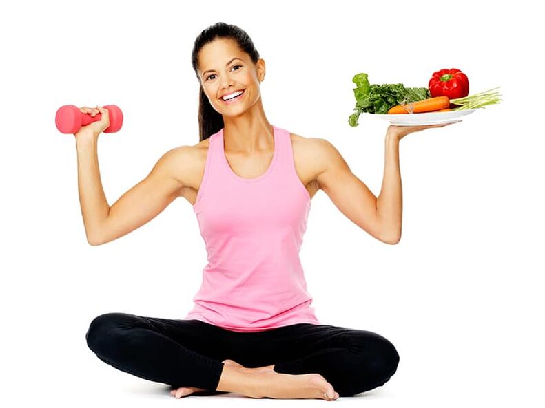 Fysisk aktivitet og riktig ernæring vil hjelpe deg å oppnå en slank figur